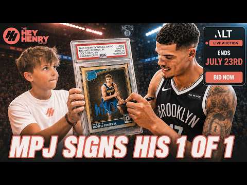Michael Porter Jr. signed his 1 of 1 Rookie Card…