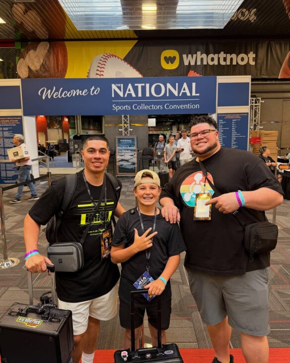 Made some great deals with some great people 🤝 #sportscards #thenational #fanatics