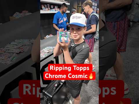 We ripped Topps Chrome Cosmic and we hit a BANGER 🔥👀