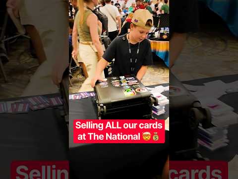 We tried to sell ALL our cards at The National 🤯💰