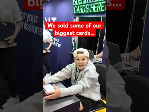 We sold some of our biggest cards…👀